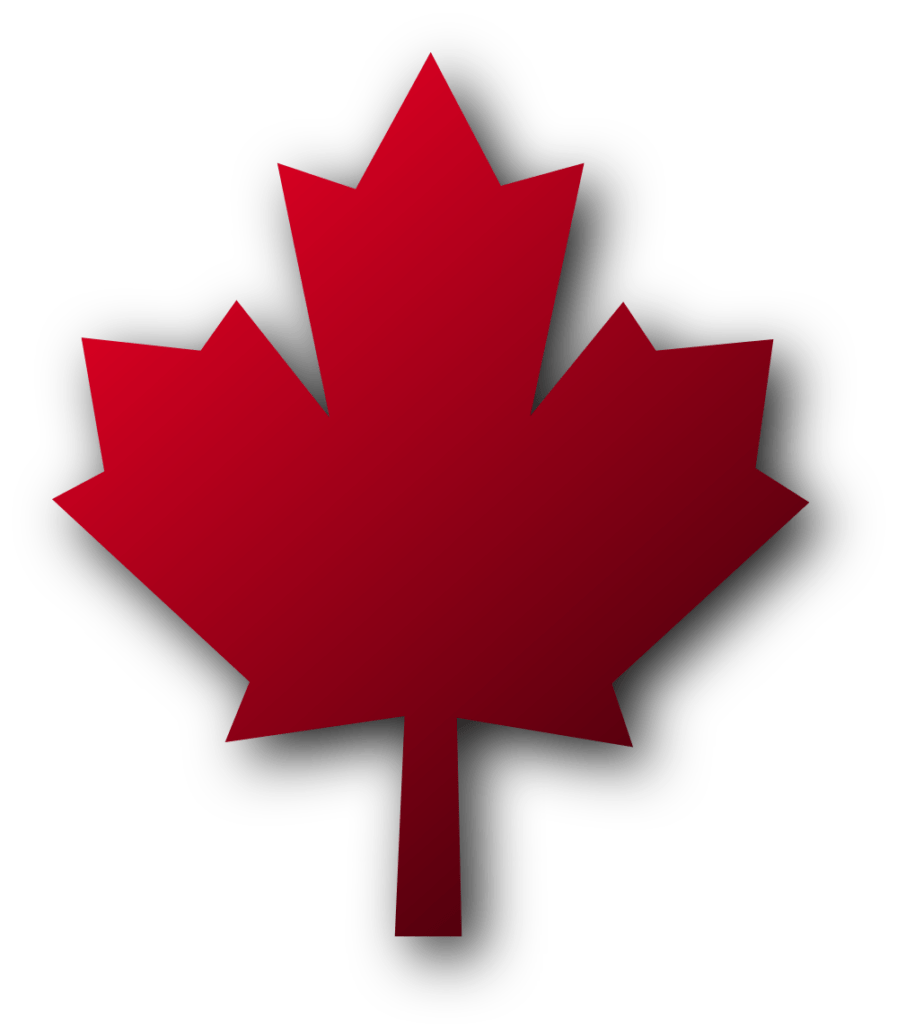 Leaf of canada